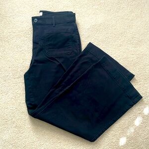 Loft outlet black Palmer wide leg pant